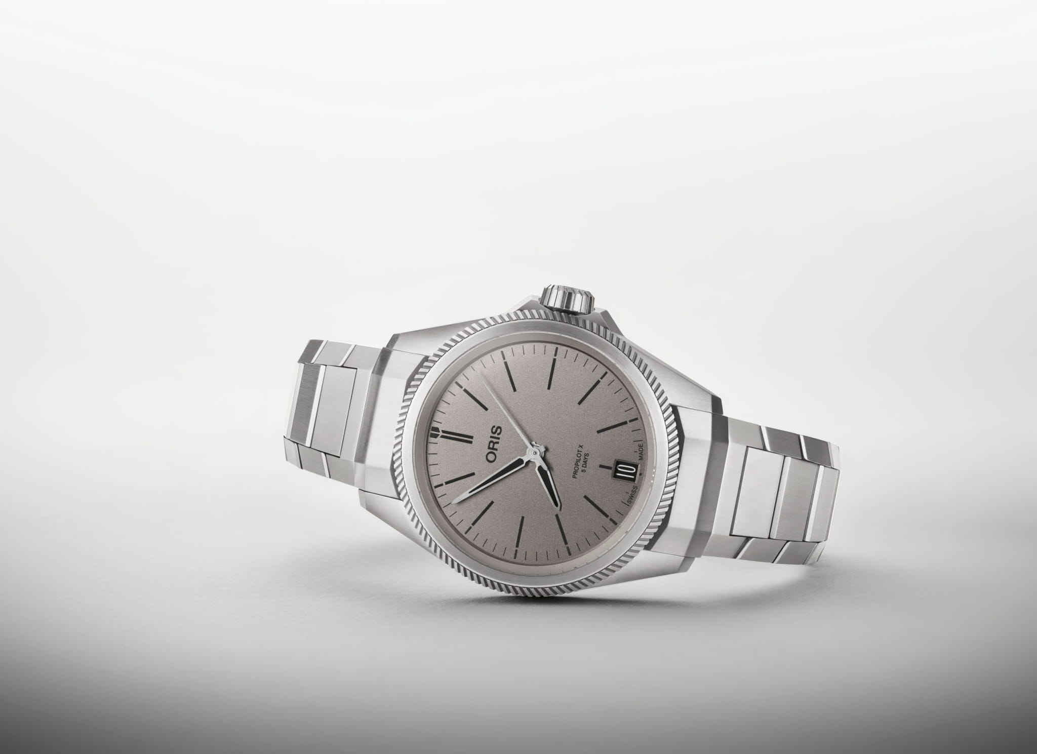 Оригинальные часы Oris Oris Propilot X Calibre 400 01 400 7778 7153-07 7 20 01TLC механические калибр механизма oris 400 общий вид